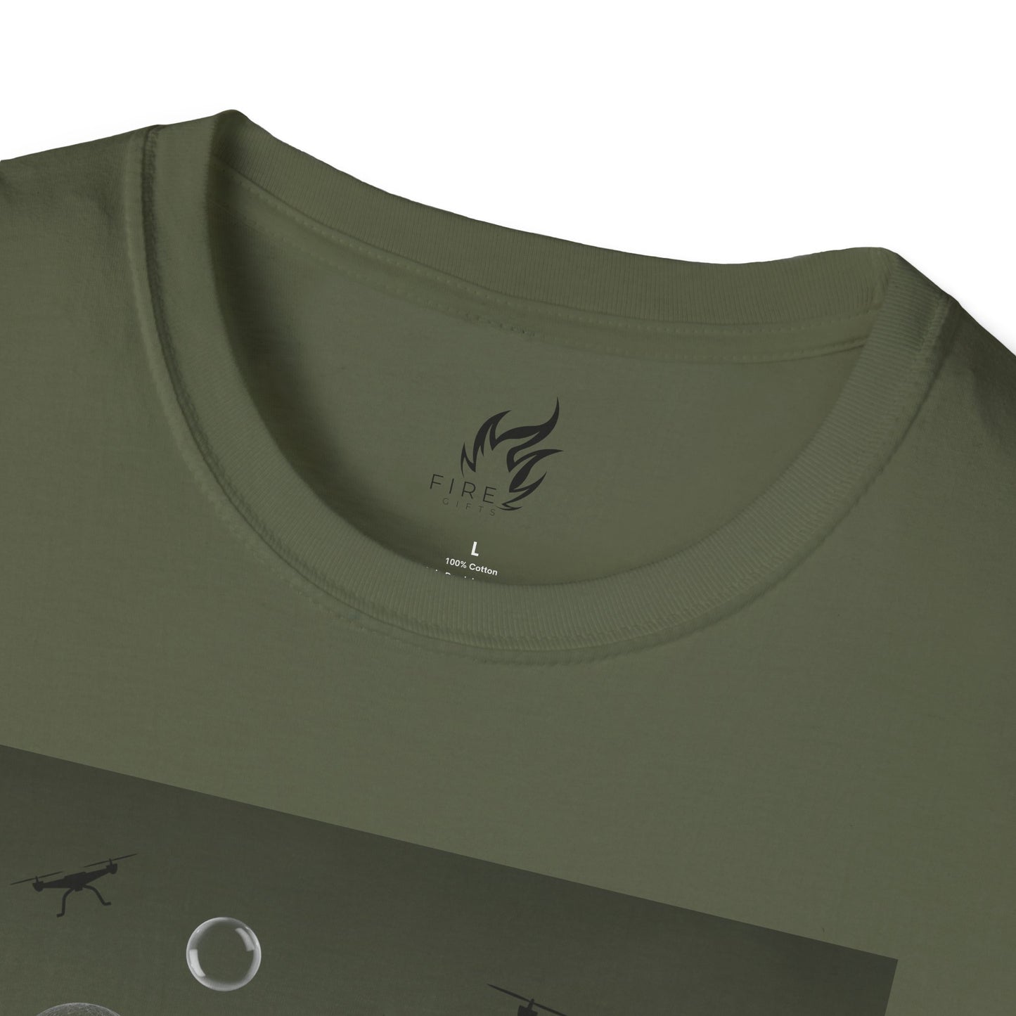Bring it - Alien Orbs Drones Unisex Softstyle T-Shirt