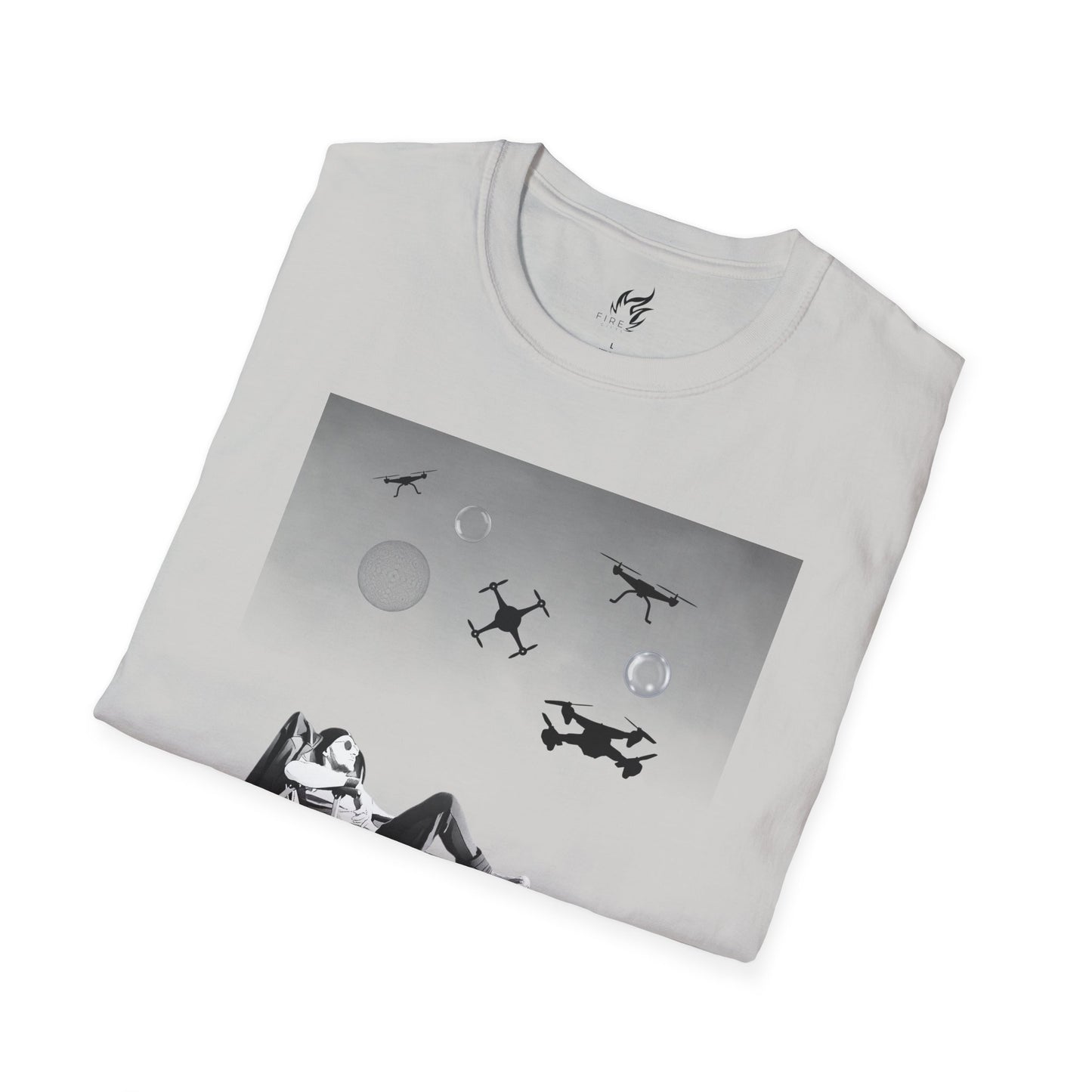Bring it - Alien Orbs Drones Unisex Softstyle T-Shirt