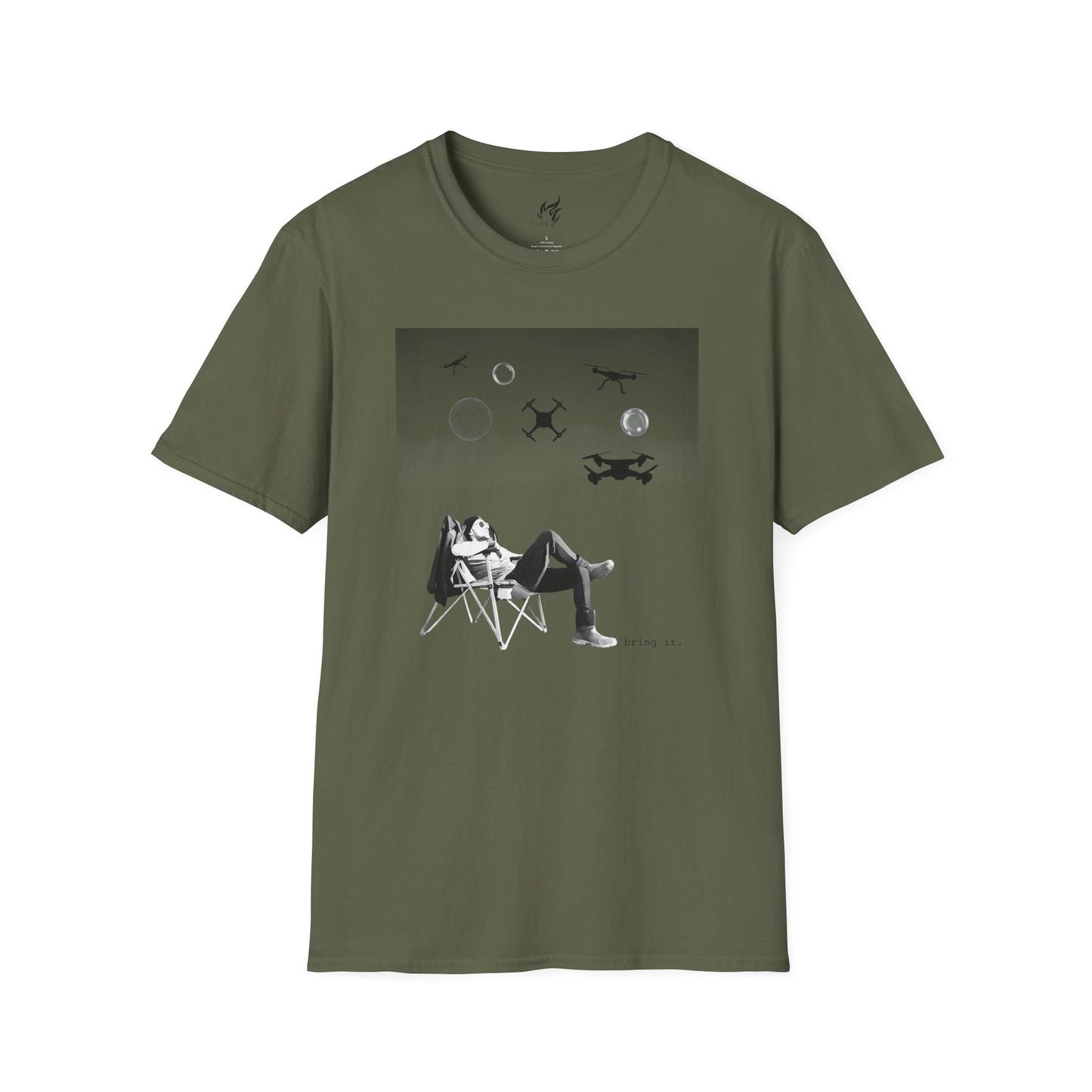 Bring it - Alien Orbs Drones Unisex Softstyle T-Shirt