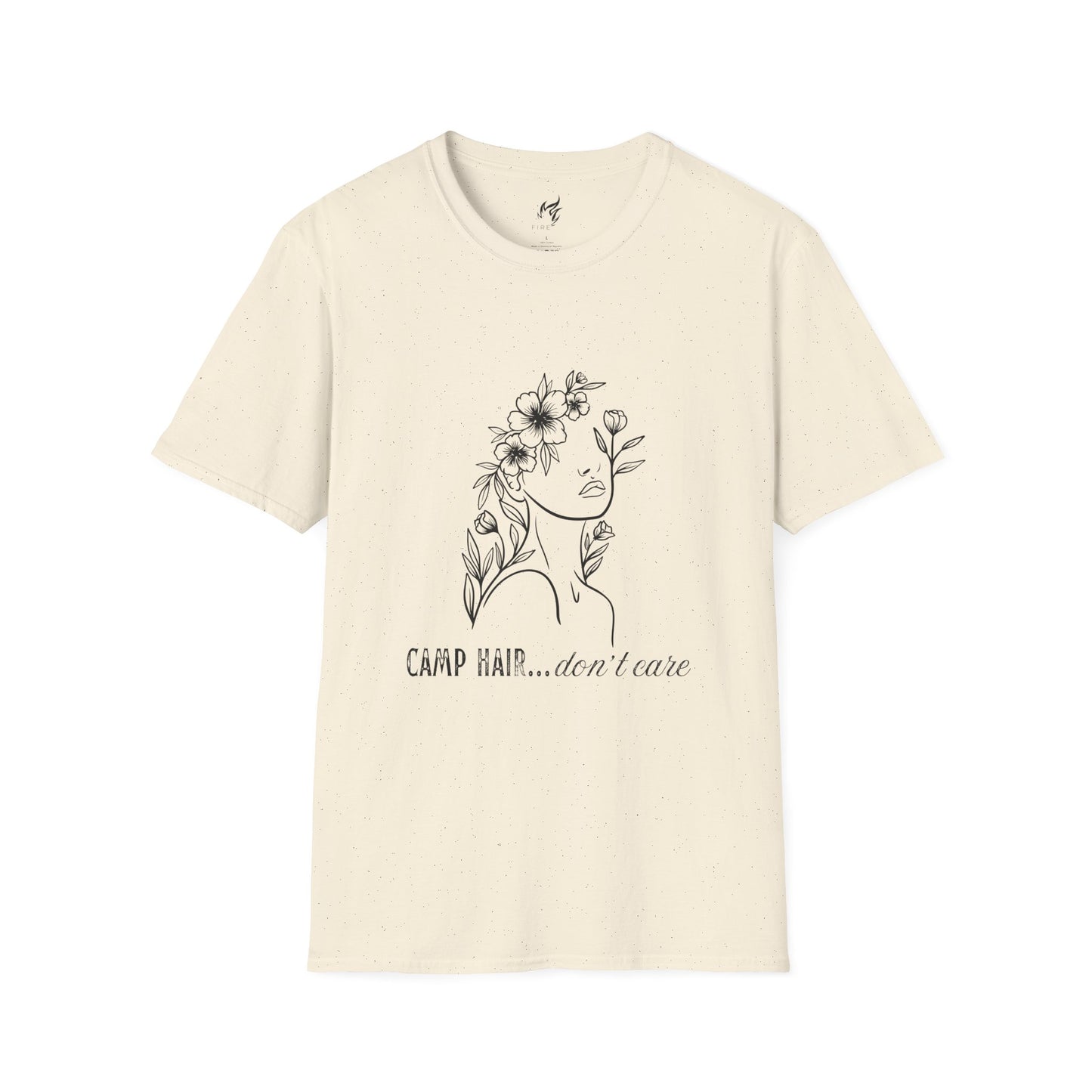 Camp Hair Don't Care Unisex Softstyle T-Shirt Camping