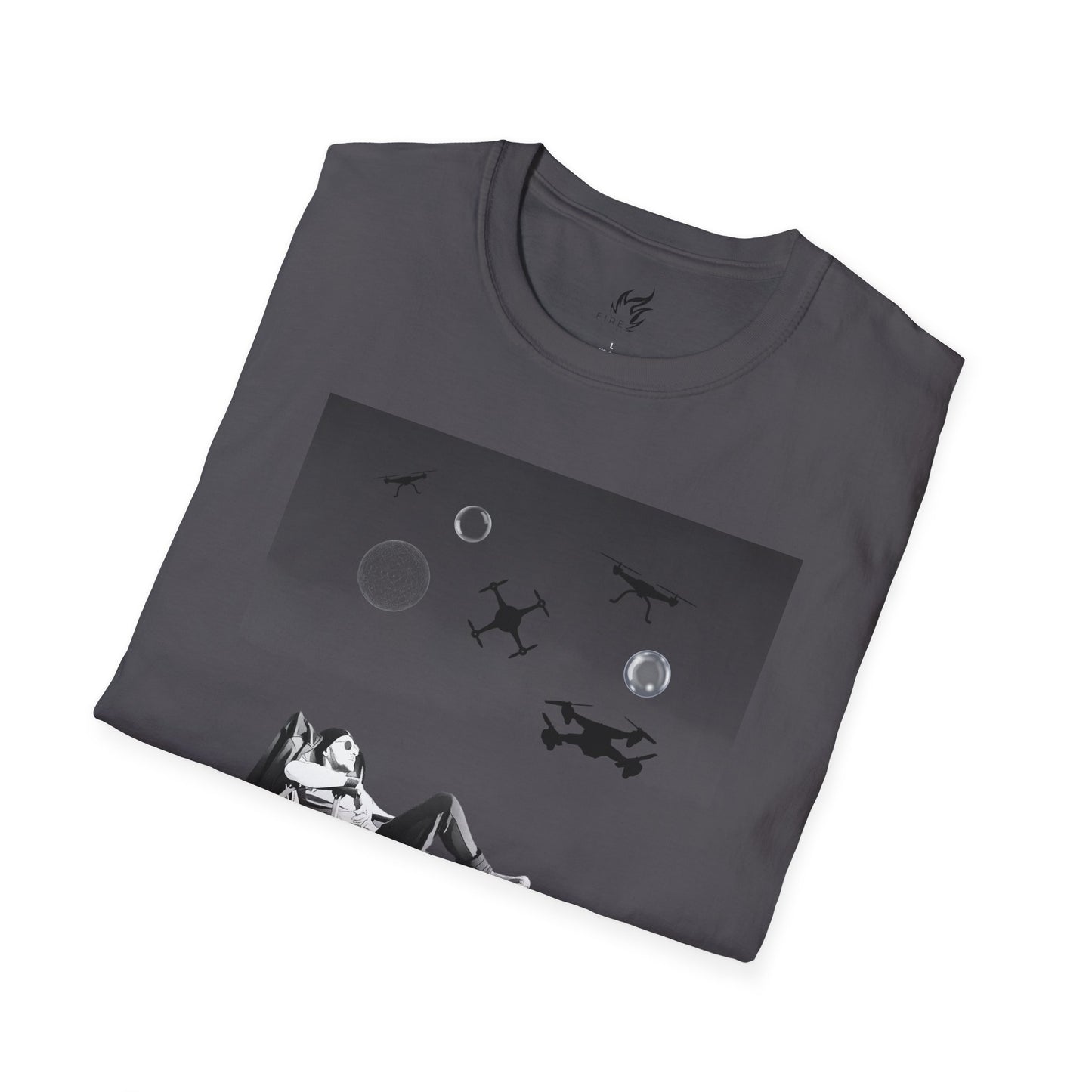 Bring it - Alien Orbs Drones Unisex Softstyle T-Shirt