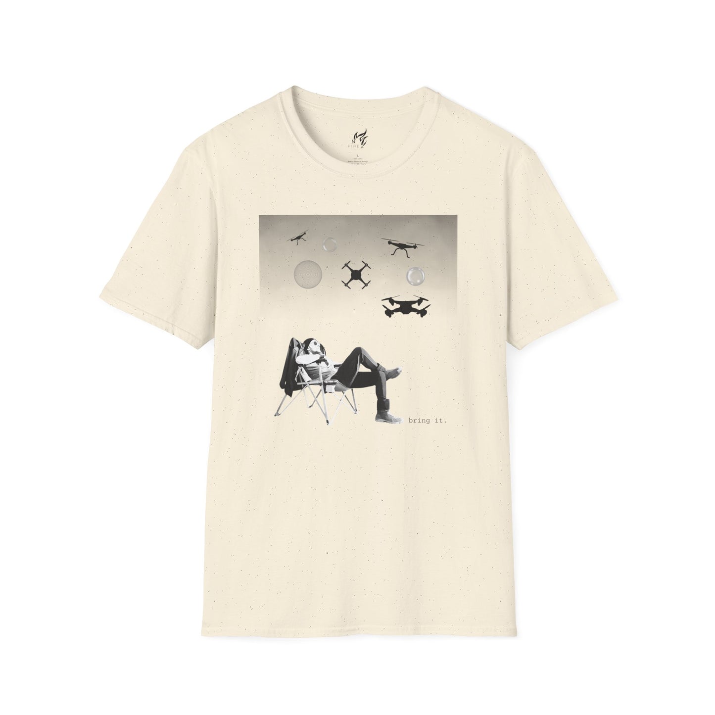Bring it - Alien Orbs Drones Unisex Softstyle T-Shirt