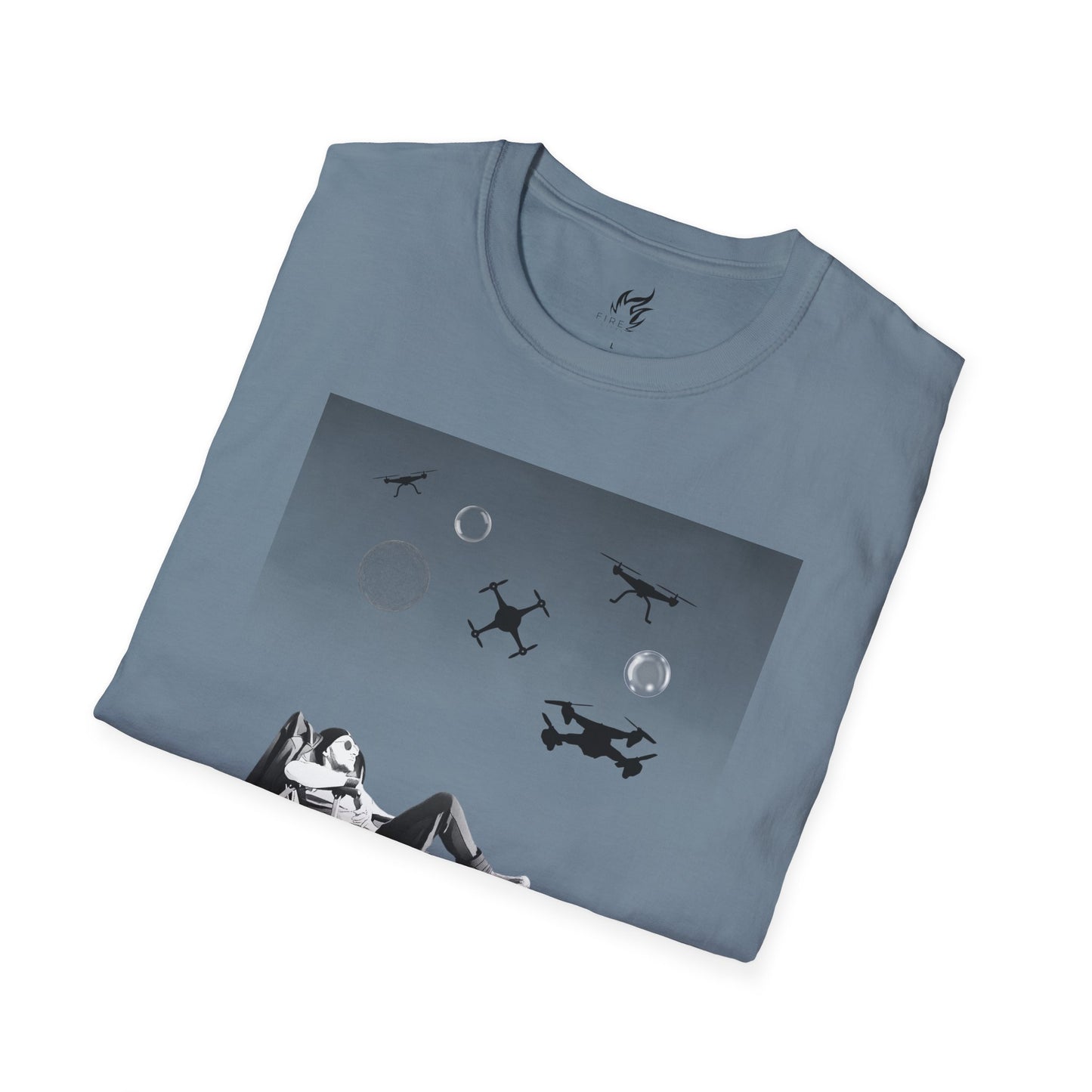 Bring it - Alien Orbs Drones Unisex Softstyle T-Shirt