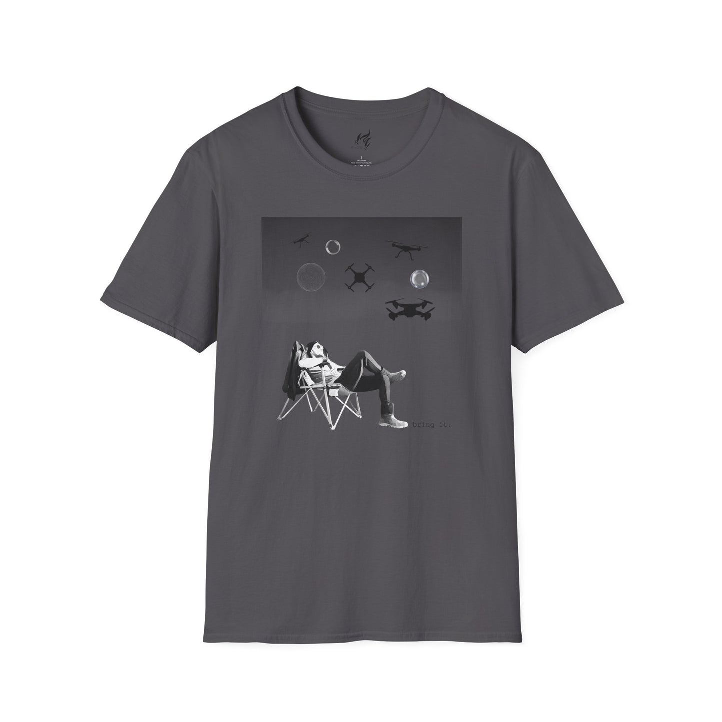 Bring it - Alien Orbs Drones Unisex Softstyle T-Shirt