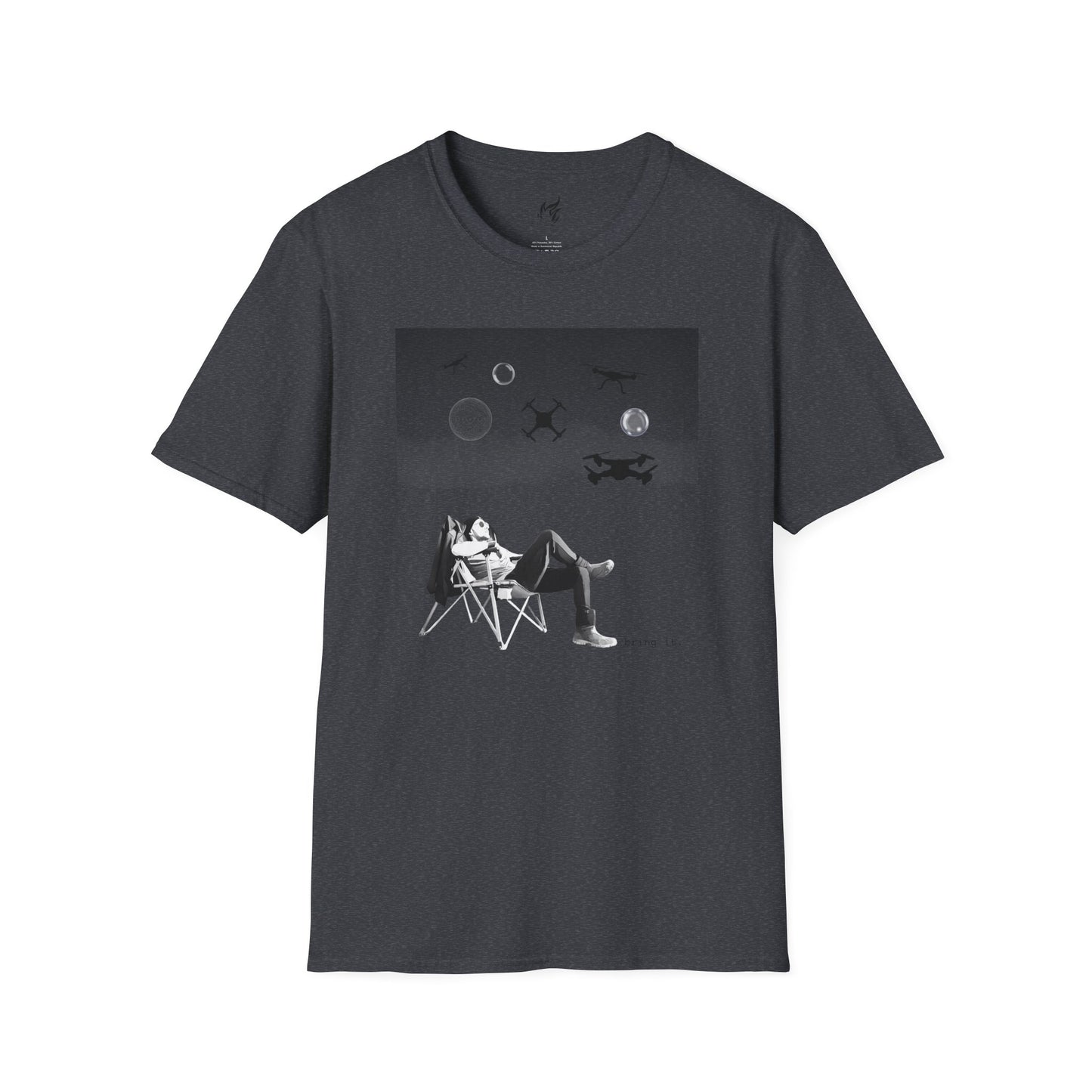 Bring it - Alien Orbs Drones Unisex Softstyle T-Shirt