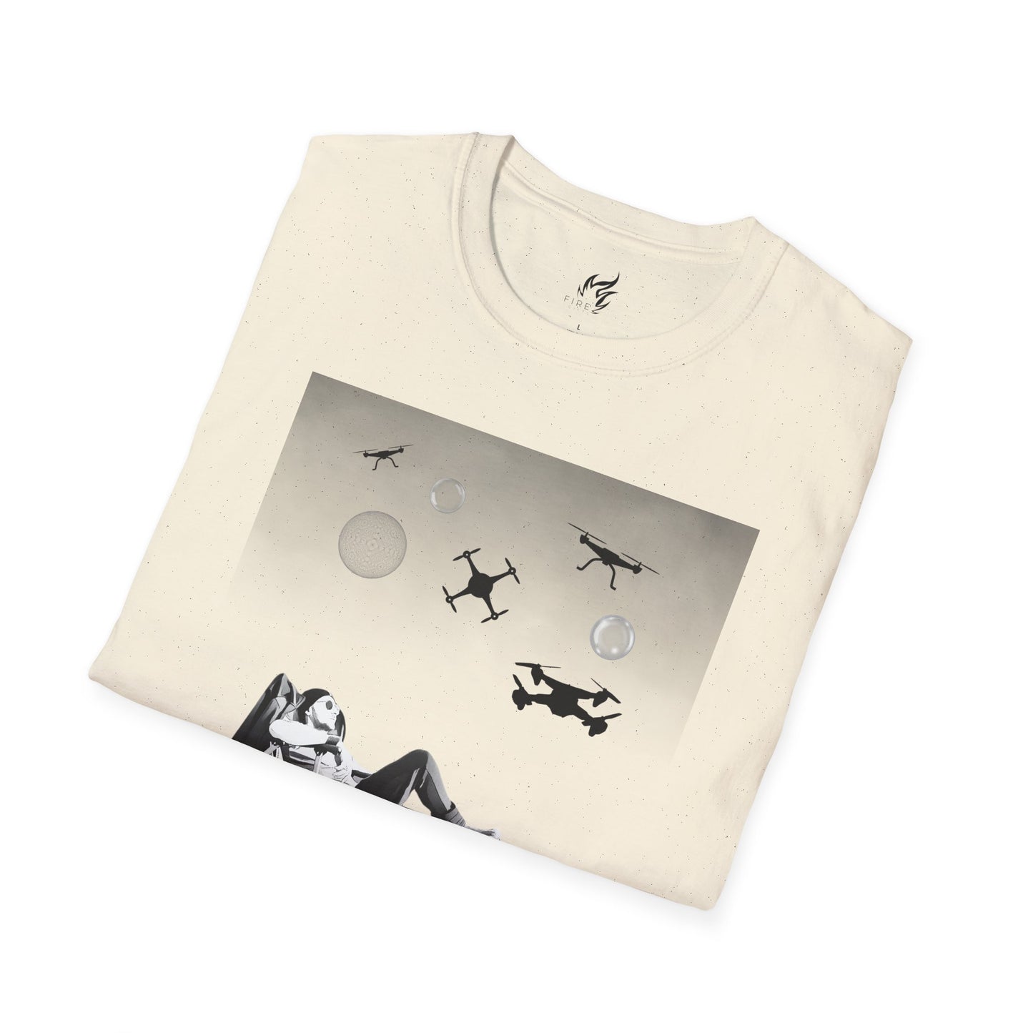 Bring it - Alien Orbs Drones Unisex Softstyle T-Shirt