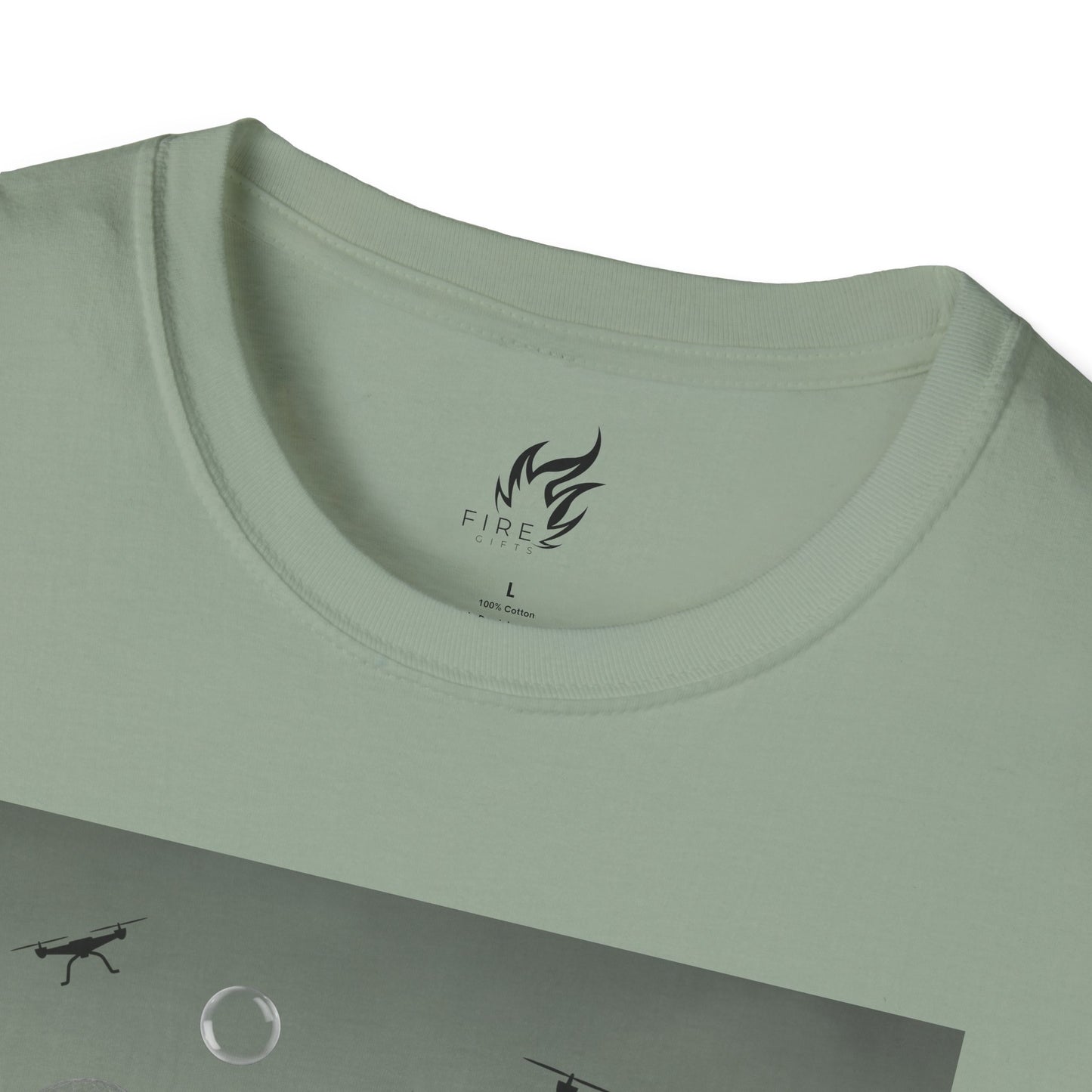 Bring it - Alien Orbs Drones Unisex Softstyle T-Shirt