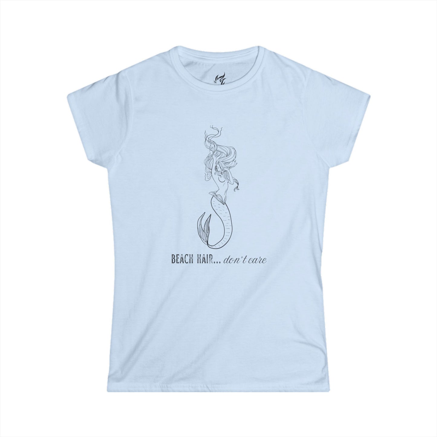 Beach Hair Don't Care Women's Softstyle Tee Beachy