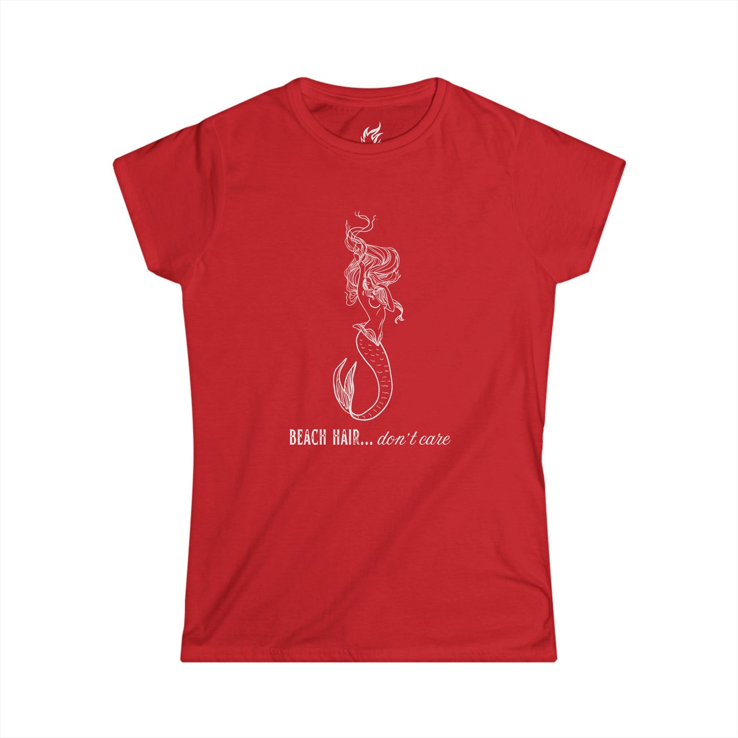 Beach Hair Don't Care Women's Softstyle Tee Beachy