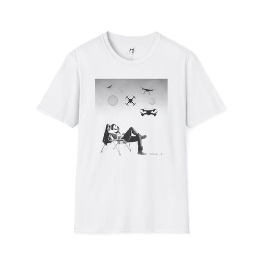 Bring it - Alien Orbs Drones Unisex Softstyle T-Shirt